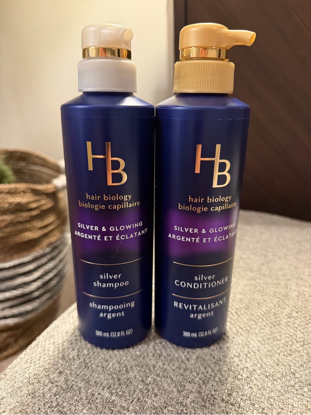 HB Silver & Glowing Silver Shampoo and Conditioner
